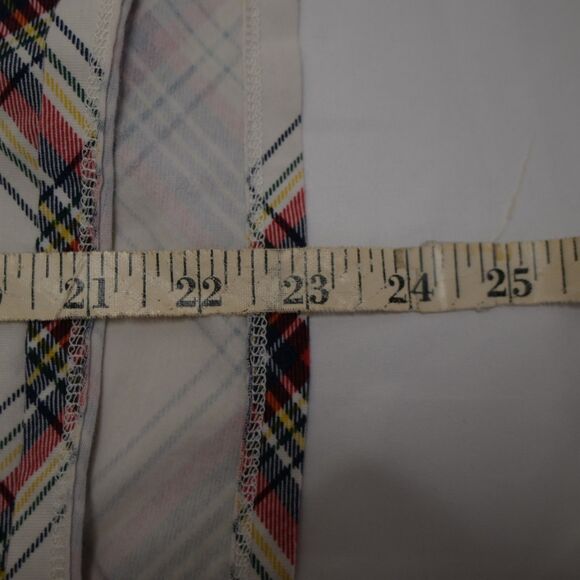 The Talbots Tee Womens XS Plaid Turtleneck Long Sleeve T-Shirt - Picture 7 of 7